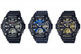 Casio AEQ-120W with Telememo, 10-Year Battery, 100M WR