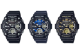 Casio AEQ-120W with Telememo, 10-Year Battery, 100M WR