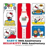 BGD-565KT-7 collab commemorates Baby-G 30th and Hello Kitty 50th anniversaries