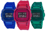 G-Shock DW-5600SB Color Skeleton Series: Blue, Green, Red