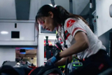 Eiza González wears G-Shock GBD-100 watch in “Ambulance”