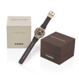 Beautiful People x G-Shock GM-S110BP-5A is a metal-covered unisex model in gold and brown