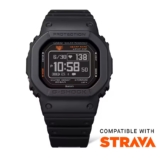 This G-Shock 5600 fitness watch with a heart rate monitor and solar-charging is under $200