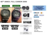 G-Shock GCW-B5000 ‘Full Carbon 5000’ models leaked