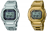 Full-Metal G-Shock GMW-B5000: GMW-B5000D-1 & GMW-B5000TFG-9 Stainless Steel Screw-Back with Solar & Bluetooth