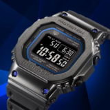 G-Shock GMW-B5000SB-1A2 with blue sapphire gem accents is the “affordable” Blue Rose Project watch