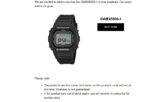 G-Shock U.S. may be releasing the GWBX5600-1 and GWBX5600-1A1 in waves, restocked next day after launch