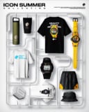 DW-5000 and DW-001 T-shirts in G-Shock Products’ Icon Summer Collection