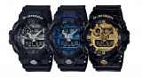 G-Shock GA-710 Garish Color Series with Metallic Face, Blue GA-700-7A & White GA-700-7A