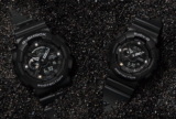 G-Shock GA-135DD-1A & Baby-G BA-135DD-1A Black with Natural Diamond Index for 35th Anniversary