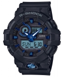 G-Shock GA-710B-1A2 with Metallic Blue Accents