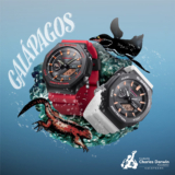The latest Charles Darwin Foundation series includes two Galápagos-themed G-Shock GA-B2100CD watches inspired by the marine iguana and penguin