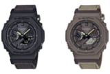 Field-style solar G-Shock GA-B2100CT and small GMD-S5600CT watches have organic Truecotton cloth bands