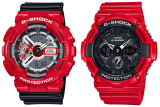 G-Shock GA110RD-4A and GA201RD-4A for Valentine’s Day