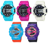 New G-Shock GBA-400 and GA-110NC Colors