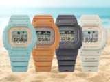G-Shock GLX-S5600 is a small square G-LIDE surfing watch with tide and moon graphs