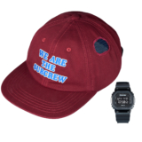 Here’s a closer look at the baseball cap included with the GM-5600USUB24-1PFS Subcrew 20th anniversary collaboration