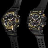 G-Shock GR-B100GB-1A and GWG-100GB-1A Black and Gold