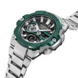 G-Shock G-STEEL GST-B400CD-1A3 has a green ion plated bezel