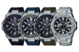 G-Shock G-STEEL GST-W330AC, GST-W330D & GST-S330AC, GST-S330D: Mid-size Case with Stainless Steel Knurled Bezel