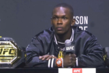 UFC Middleweight Champion Israel Adesanya wears the Dragon Ball Z G-Shock watch