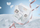 G Presents Lover’s Collection 2024 LOV-24A set with rose-themed G-Shock GA-110 and Baby-G BA-110