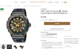 An authorized U.S. dealer has the G-Shock MRG-B2100HR-1A ($8,000) and MRG-B2100HS-9A ($16,000) available for pre-ordering