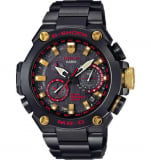 G-Shock MRG-G1000B-1A4 with Crimson and Gold Accents