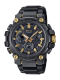 Black and gold G-Shock MTG-B3000BDE-1A includes stainless steel composite and soft urethane bands