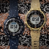Pro Trek PRG-340SC-2 and PRG-340SC-5 with silicone bands (pre-orders available on Amazon)