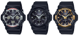 G-Shock GAS-100 & GAW-100: Large Tough Solar Analog-Digital