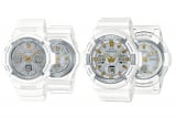 Precious Heart Selection White-Gold G-Shock & Baby-G Pairs
