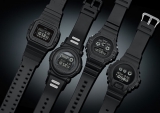 Classic Basic Black G-Shock Series: 4 Retro Digital Watches
