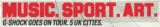 G-Shock UK tour starts July 15 in Glasgow
