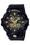 G-Shock Glossy Black and Gold GBX Analog-Digital Series