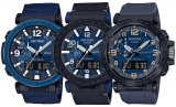 Pro Trek Navy Blue Analog-Digital Series